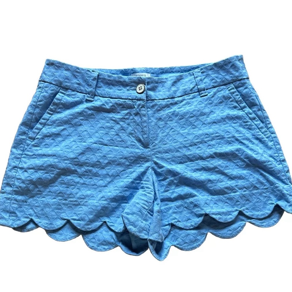 Women’s Crown And Ivy Shelby Scalloped Shorts Size 6